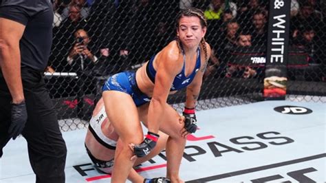 ailin perez celebration|UFC star explains why she twerked in opponents face after。